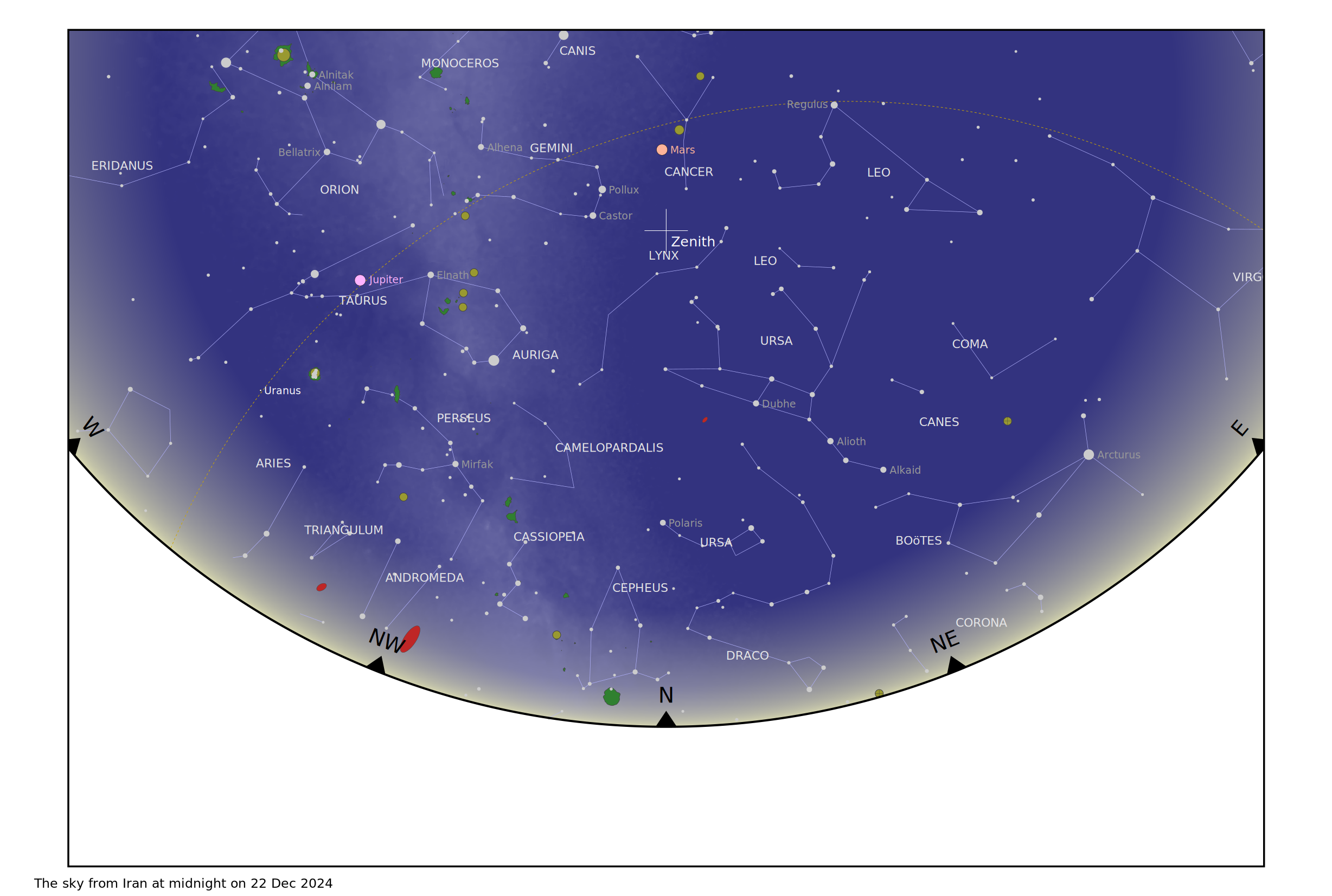 Northern Sky Map